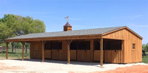 shedrow horse barn